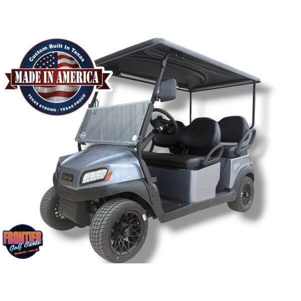 2026 Club Car Tempo Lithium Four Forward - Factory Renewed - Slate Gray w/ Black