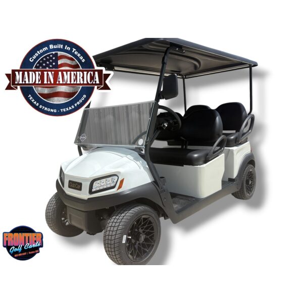 2026 Club Car Tempo Lithium Four Forward - Factory Renewed - Glacier White w/ Black (Copy)