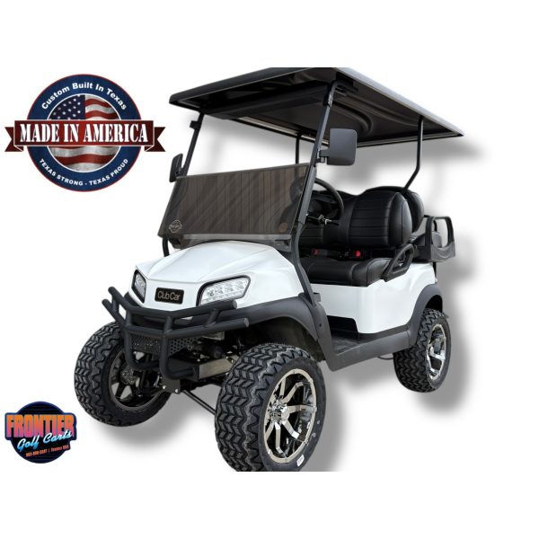 2026 Club Car Tempo Lithium -Factory Renewed – White w/ Black